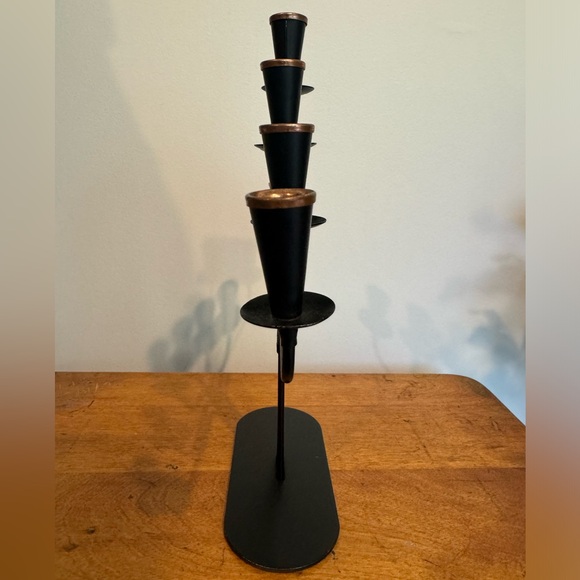 Gunnar Anderson Ystad Metall 1950’s Modernist 6-armed Candelabra - Picture 6 of 8